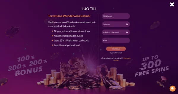 Wunderwins Login